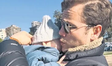 Tolga Sarıtaş’tan baba-oğul pozu