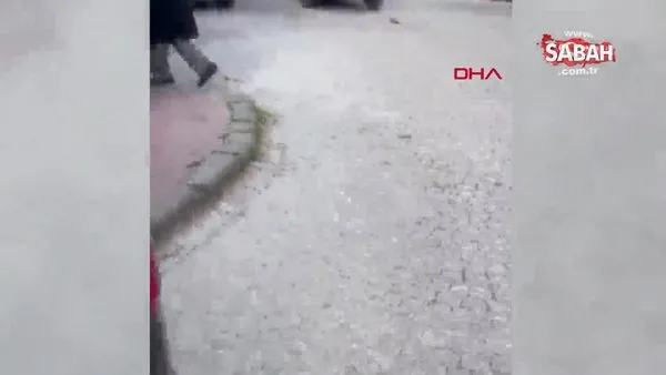 Fatih'te korkunç olay: Tekerlekli sandalye ile gelip eski eşini vurdu! | Video