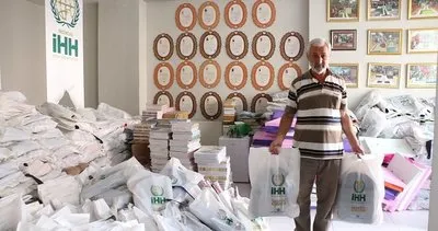 Erzincan İHH’ dan öğrencilere kırtasiye desteği #erzincan