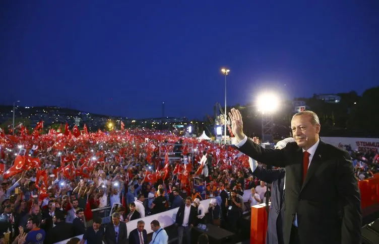 Cumhurbaşkanı Erdoğan 15 Temmuz Anma Töreni’nde milyonlara seslendi
