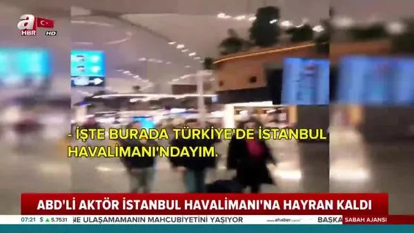 ABD'li aktör Robert Davi, İstanbul Havalimanı'na hayranlığını böyle anlattı