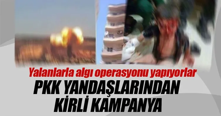 PKK yandaşlarından kirli kampanya