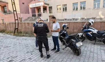 Tehlikeli sürüş yapan motosiklet sürücüsüne 17 bin 719 lira ceza #agri