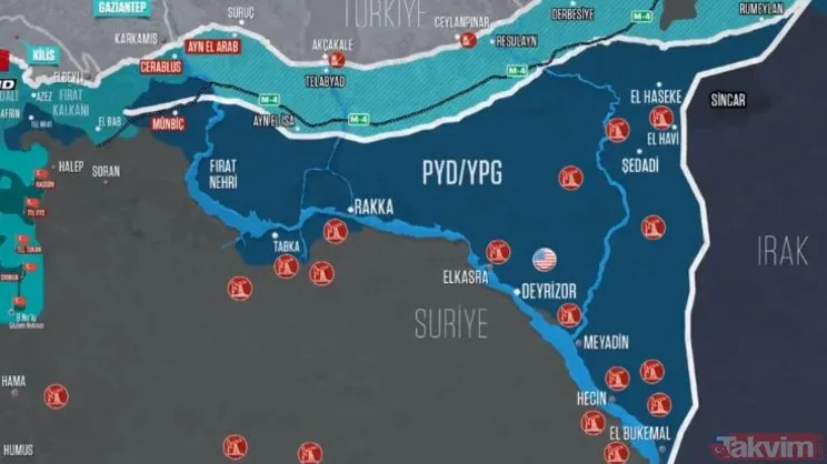 İşte YPG'nin Suriye'deki petrol kuyuları! Türkiye'nin kontrol altına alacağı güvenli bölgede petrol yatakları var mı?