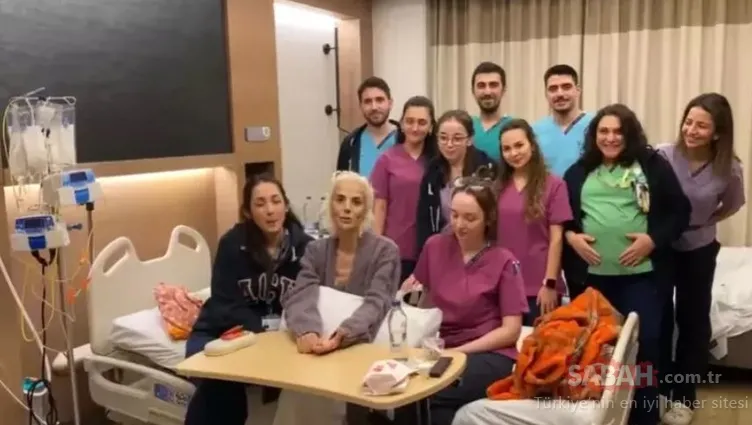 Kanser tedavisi gören Tanyeli hastane odasından paylaştı! Onların hakkı ödenmez