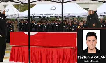 Şehit polis memuru dualarla uğurlandı