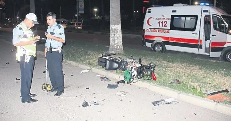 Hatay’da elektrikli bisiklet ile otomobil çarpıştı: 1 yaralı