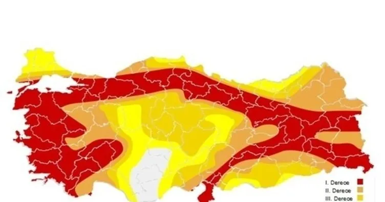 Türkiye deprem haritası ile AFAD MTA fay hattı sorgulama ekranı Evimin altından fay hattı geçiyor mu? İşte Türkiye deprem riski haritası