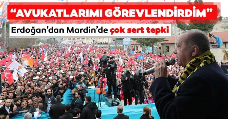 Başkan Erdoğan'dan Mardin'de önemli açıklamalar