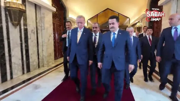 Başkan Erdoğan, Irak Başbakanı Sudani ile bir araya geldi | Video