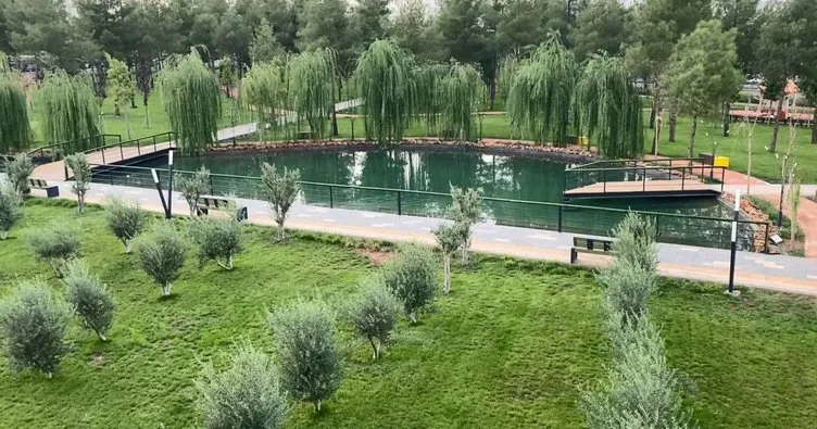 Midyat Millet Bahçesi tamamlandı, Midyat artık çok daha yeşil
