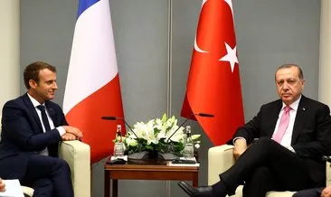 Son dakika haberi: Cumhurbaşkanı Erdoğan, Fransa Cumhurbaşkanı Macron ile görüştü