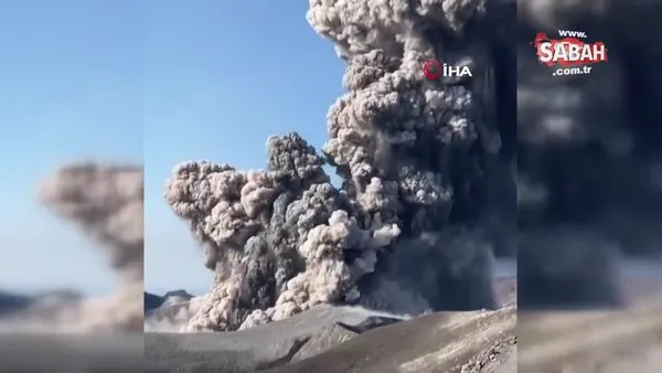 Ebeko Yanardağı’nda patlama! | Video