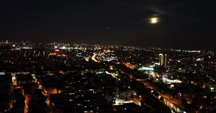 Parçalı ay tutulması İstanbul’da böyle gözlendi