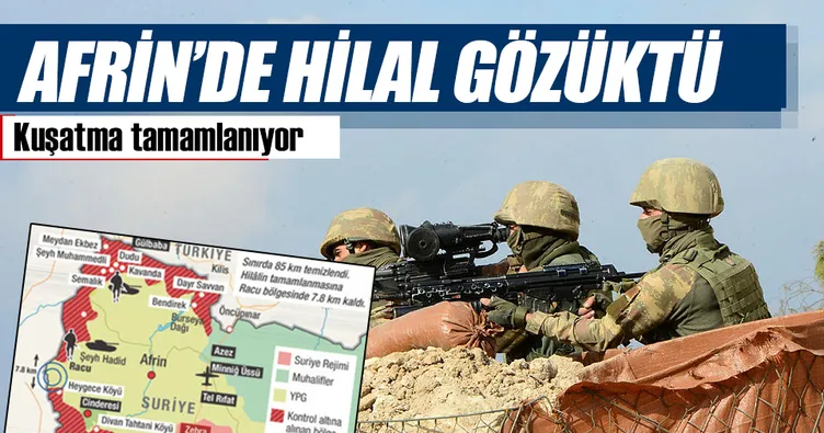 Afrin’de hilal göründü