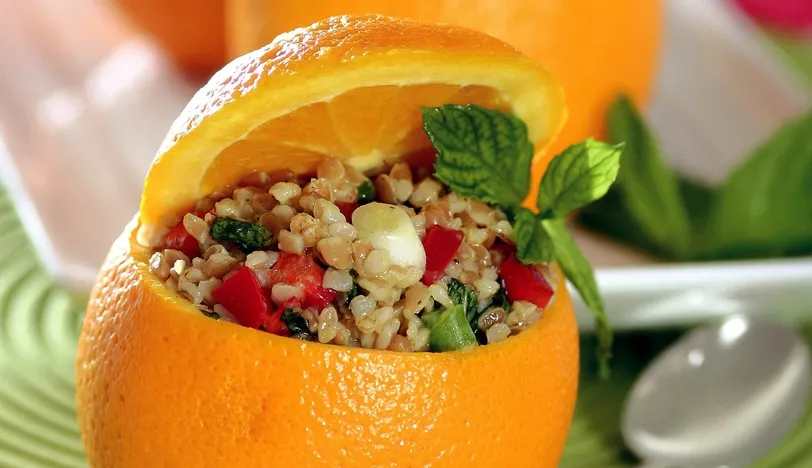 Portakallı Esmer Bulgur Salatası