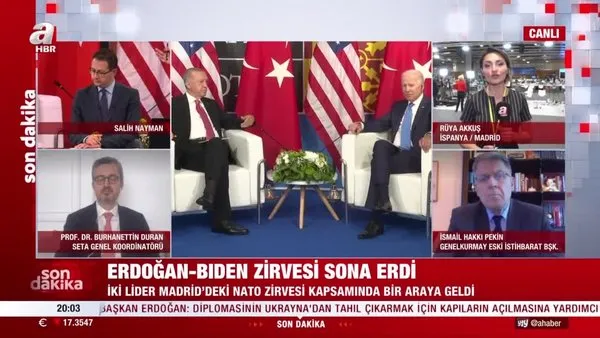 Başkan Erdoğan ve Biden zirvesi sona erdi! Masada 5 başlık var | Video