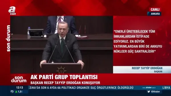 SON DAKİKA: Cumhurbaşkanı Erdoğan 