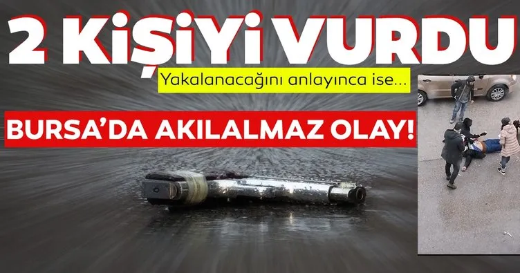 SON DAKİKA HABERİ: Bursa’da akılalmaz olay! 2 kişiyi vuran zanlı yakalanacağını anlayınca...
