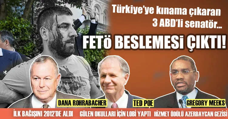 Türkiye’ye kınama çıkaran ABD’li 3 senatör FETÖ’nün beslemesi çıktı!