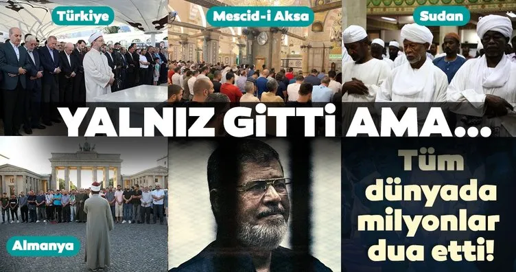 Muhammed Mursi için dünyanın dört bir yanında gıyabi cenaze namazı kılındı