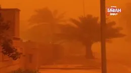 Irak’ta kum fırtınası nedeniyle uçuşlar iptal! Resmi tatil ilan edildi