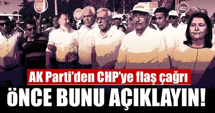 AK Parti’den CHP’ye flaş çağrı
