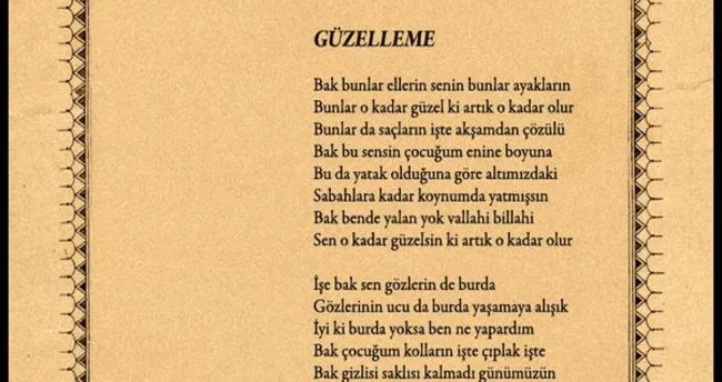 Güzelleme şiiri hangi şaire aittir?