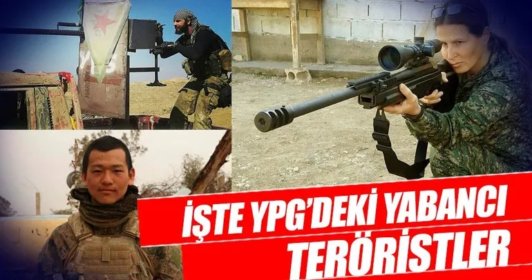 İşte YPG’deki yabancı teröristler
