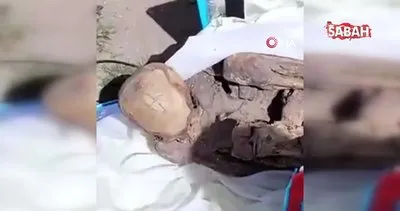 Peru’da eski kuryenin çantasından mumya çıktı | Video