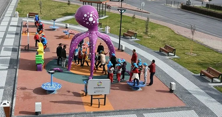 Kayseri Kocasinan Belediyesi’nin teknoloji parkı çocukların beğenisine sunuldu