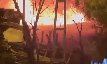 Tuzla’da 2 gecekonduda yangın çıktı!