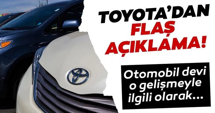 Toyota’dan araç geri çağırma haberlerine ilişkin açıklama