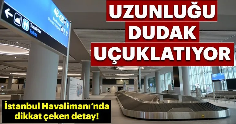 İstanbul Havalimanı’nda dikkat çeken bagaj sistemi!