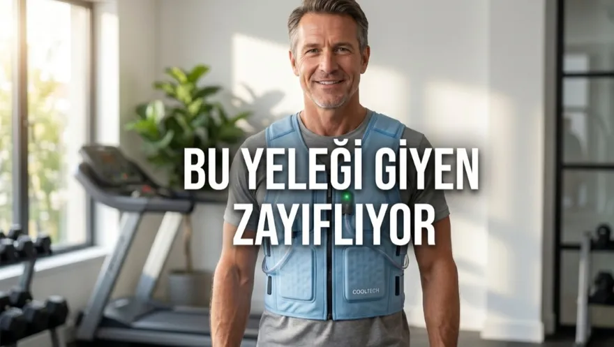 Bu yeleği giyen zayıflıyor! Oturduğunuz yerde yağ yakacaksınız...