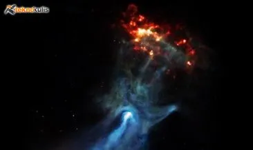 NASA, X-ışını teleskoplarıyla bir bulutsuda hayalet elin kemiklerini andıran fotoğraf yakaladı