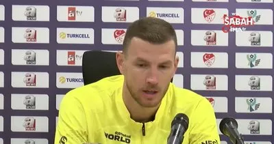 Edin Dzeko: Umuyorum kaptan olarak Fenerbahçe’yle ilk kupamı kazanırım | Video