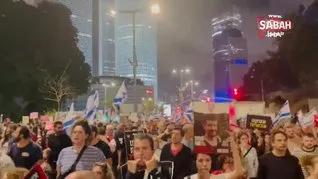 Tel Aviv’de esir protestosu