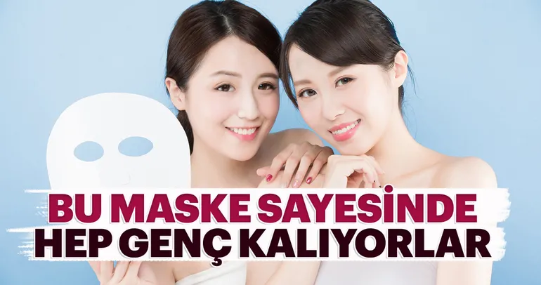 Bu maske sayesinde genç kalıyorlar