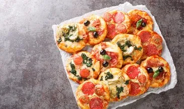 Mini pizza tarifi: Lokmalık lezzet patlaması