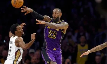 NBA’de Lakers, ilk yarıda 87 sayı attığı Pelicans karşısında zorlanmadı