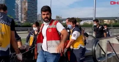 İstanbul Üsküdar’da metro raylarına atlayan kişi ağır yaralandı | Video