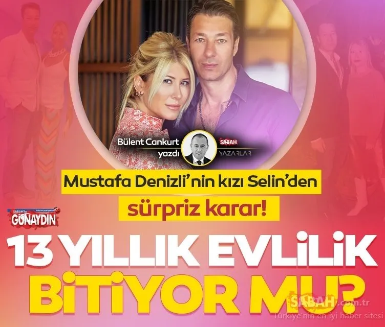 13 yıllık evlilik bitiyor! Mustafa Denizli’nin kızı Selin Denizli Burnaz boşanıyor!