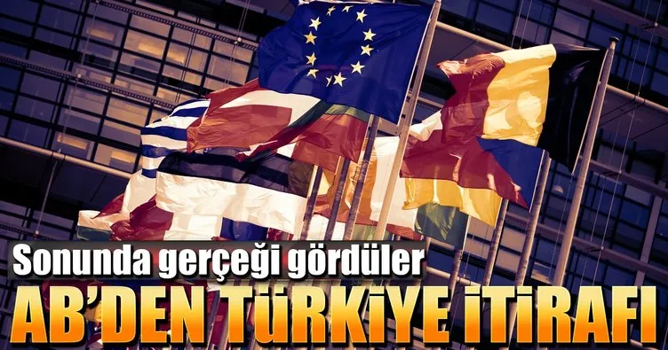 AB’den Türkiye itirafı