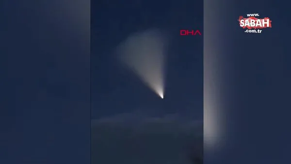 Gümüşhane'de vatandaşların görüntülediği gökyüzündeki UFO sanılan cisim Rus nükleer füzesi çıktı!