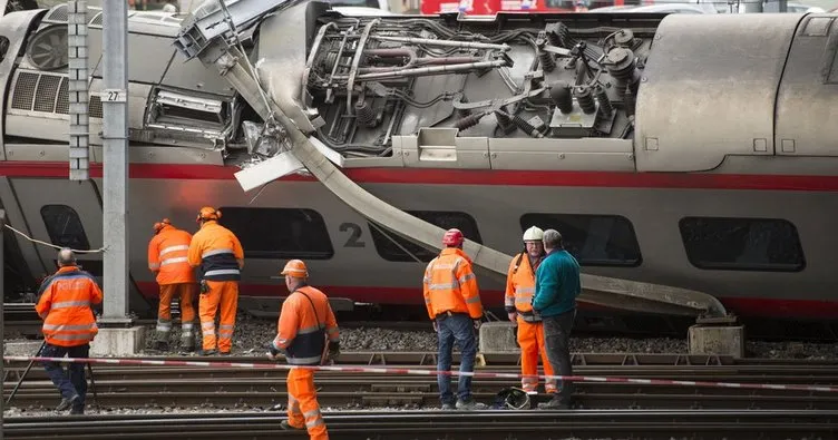 İsviçre’de tren kazası