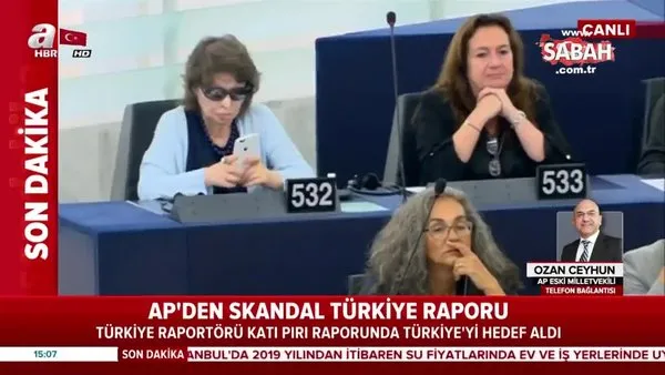 Avrupa Parlamentosu'ndan skandal Türkiye raporu