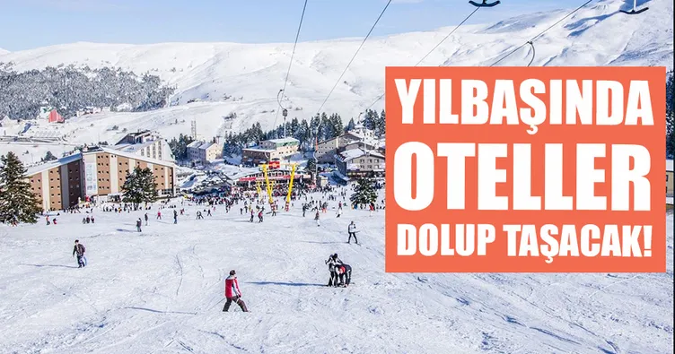 Yılbaşında oteller dolup taşacak