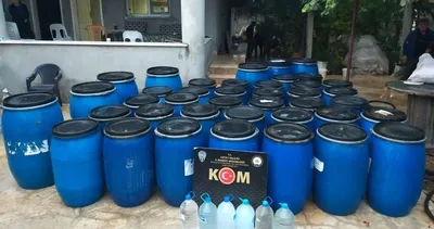 Hatay’da kaçak rakı operasyonu