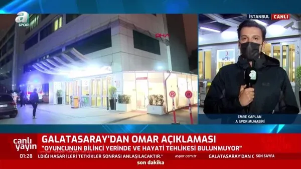 Galatasaray'dan Omar Elabdellaoui açıklaması: Hayati tehlikesi bulunmuyor